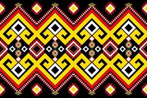 Geometric Fusion An Ethnic Pattern with a Modern Twist vector
