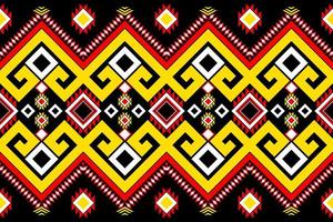 Geometric Fusion An Ethnic Pattern with a Modern Twist vector