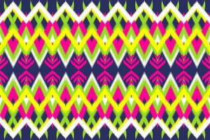 Geometric Fusion An Ethnic Pattern with a Modern Twist vector