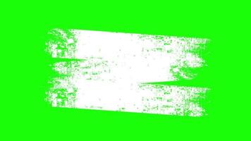 fondo de pantalla verde de animación de trazo de pincel video
