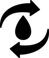 Recycl ewater Vector Icon