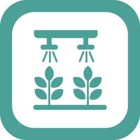 Hydroponic gardening Vector Icon