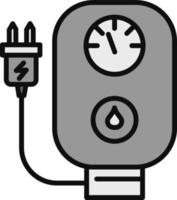 icono de vector de cargador eléctrico