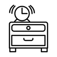 Sidetable Vector Icon