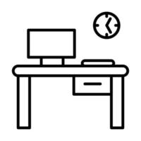 Officetable Vector Icon