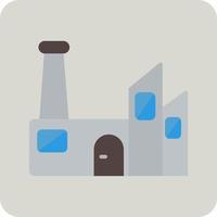 Sustainable factory Vector Icon