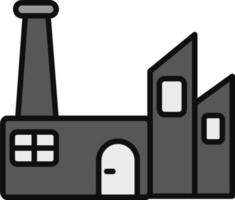 Sustainable factory Vector Icon