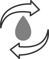 Recycl ewater Vector Icon