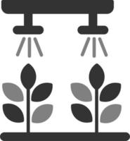 Hydroponic gardening Vector Icon