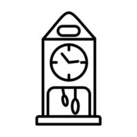 icono de vector de reloj de cuco