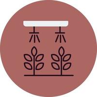 Hydroponic gardening Vector Icon