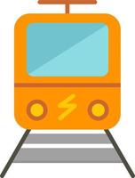 icono de vector de tren eléctrico