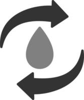 Recycl ewater Vector Icon