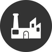 Sustainable factory Vector Icon