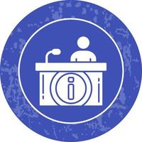 Information Desk Vector Icon