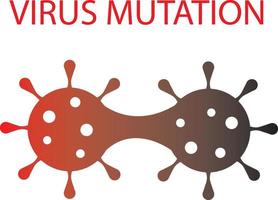 Corona Virus Covid-19 Virus Mutation Vector Illustration