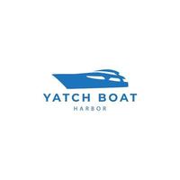 isolated yacht ship transport tourism sea harbour logo vector icon symbol illustration design