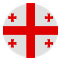 3D Flag of Georgia on avatar circle. png