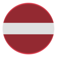 drapeau 3d de la lettonie sur le cercle d'avatar. png