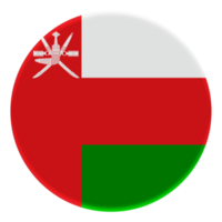 drapeau 3d d'oman sur un cercle d'avatar. png