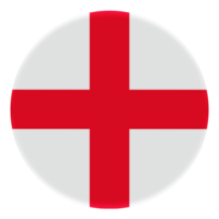 drapeau 3d de l'angleterre sur le cercle d'avatar. png