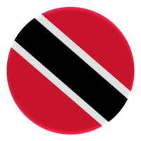 3d bandiera di trinidad e tobago su avatar cerchio. png