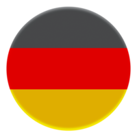 drapeau 3d de l'allemagne sur le cercle de l'avatar. png