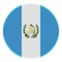 3D-Flagge von Guatemala auf einem Avatar-Kreis. png