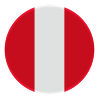 3D Flag of Peru on avatar circle. png