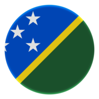 3d vlag van Solomon eilanden Aan een avatar cirkel. png