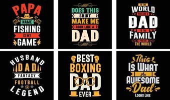 Fathers Day Tshirt Design Bundle Day tshirt design vector Tshirt Design Vector Fathers Day Vector Graphics