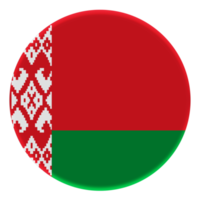 3D Flag of Belarus on a avatar circle. png