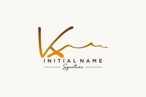 Initial VX signature logo template vector. Hand drawn Calligraphy lettering Vector illustration.