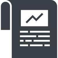 result glyph style icon vector