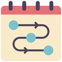 planning process icon vector