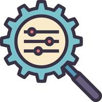 optimization modern line style icon vector