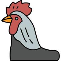 Chicken which can easily edit or modify vector