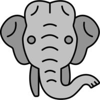 elefante que puede editar o modificar fácilmente vector