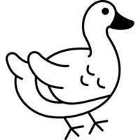 Duck which can easily edit or modify vector