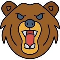 Bear which can easily edit or modify vector