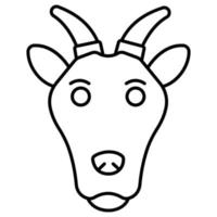 Goat which can easily edit or modify vector