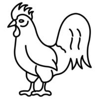 Chicken which can easily edit or modify vector