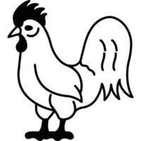 Chicken which can easily edit or modify vector