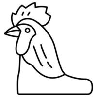 Chicken which can easily edit or modify vector