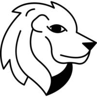 Lion which can easily edit or modify vector