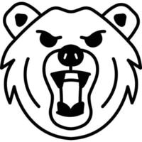 Bear which can easily edit or modify vector