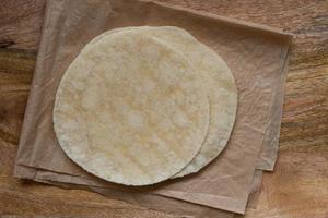 tortillas de harina de almendras foto