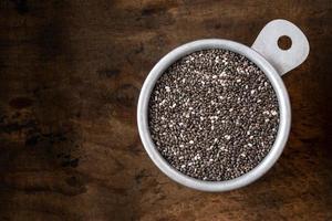 Chia Seeds in a Measuring Cup photo