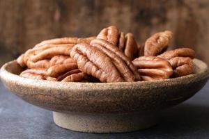 Pecan Halves in a Bowl photo