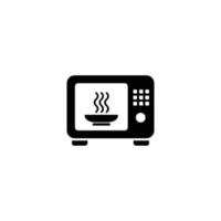 Microwave simple flat icon vector illustration